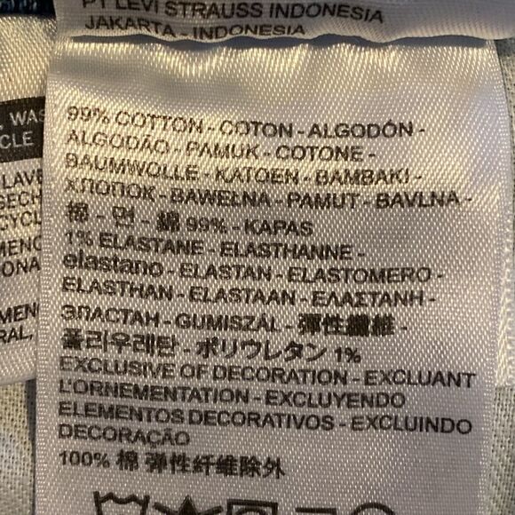 Levi’s 505 Men’s Regular Fit Tapered Leg Jeans Size 38x29 - Picture 6 of 7